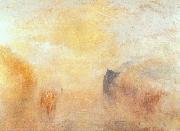 Joseph Mallord William Turner Sunrise Between Two Headlands France oil painting reproduction